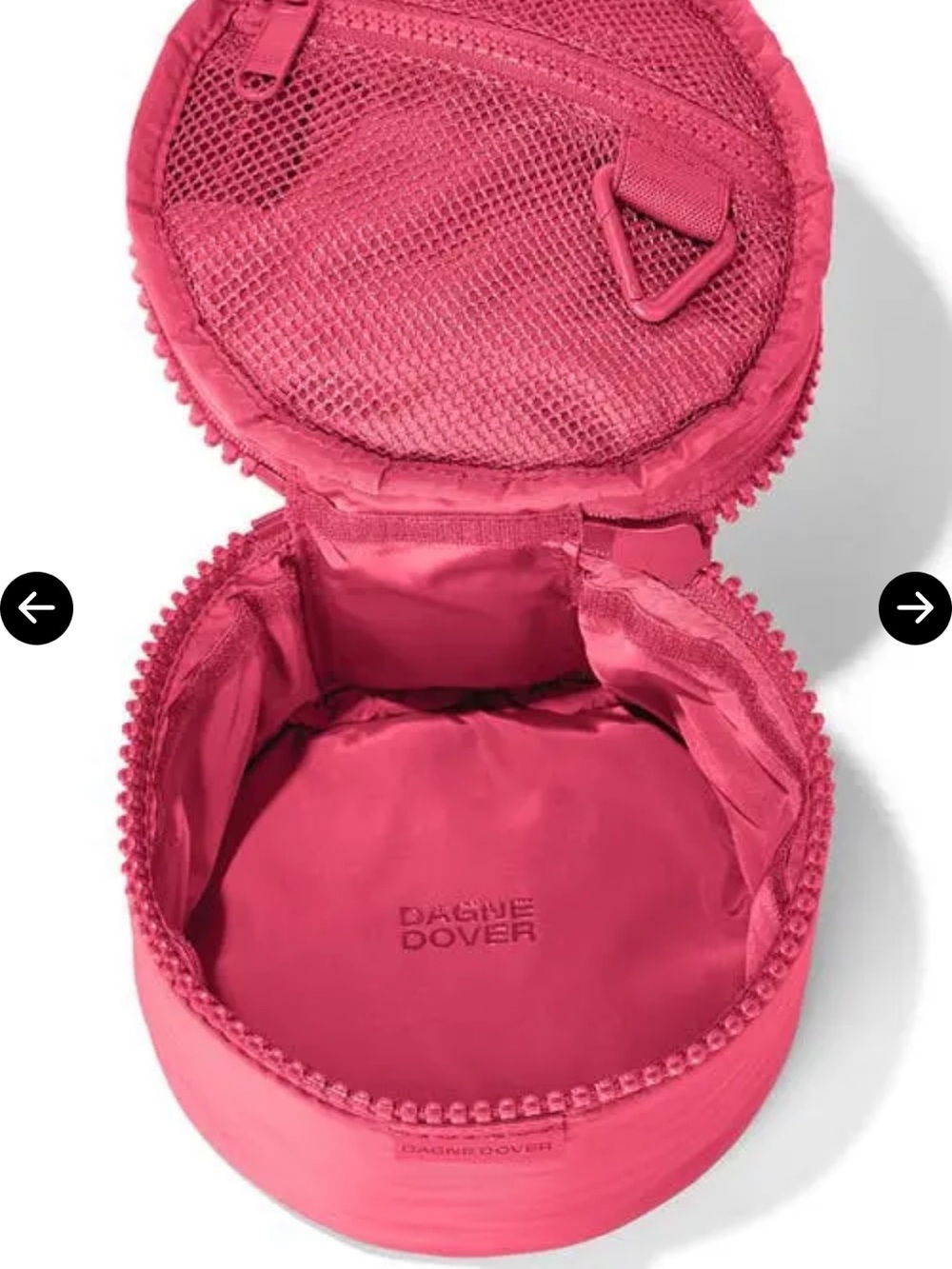 Dagne Dover Pink Compact Travel Vanity Case mila fruit punch new - Picture 6 of 8